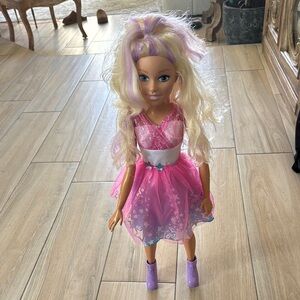 Pink and Purple giant oversized Barbie Doll